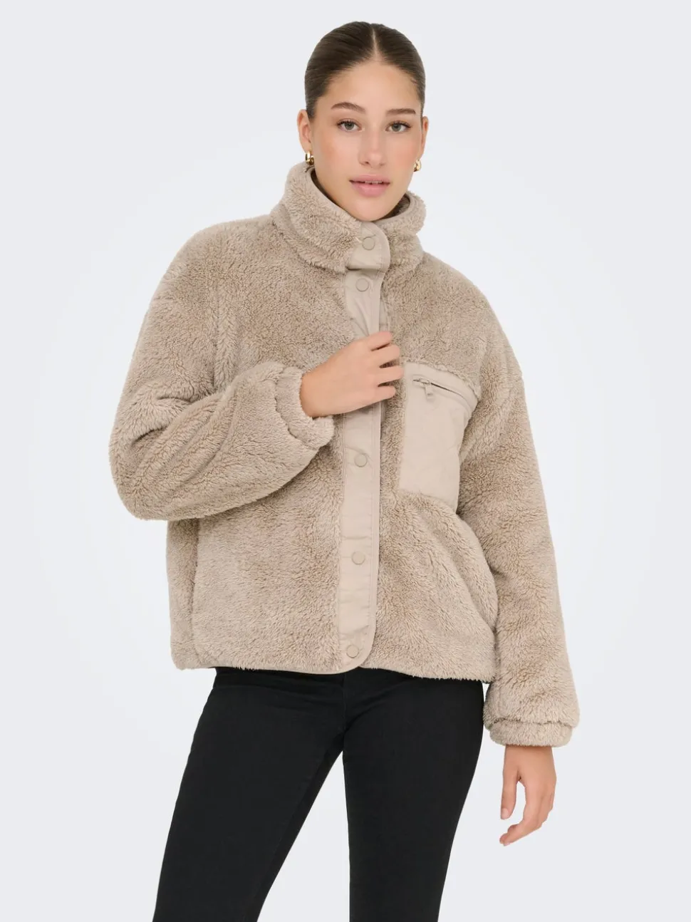 ONLCONTACT Manteau en peluche