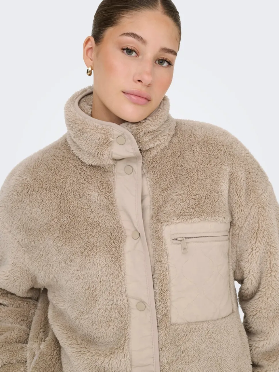ONLCONTACT Manteau en peluche