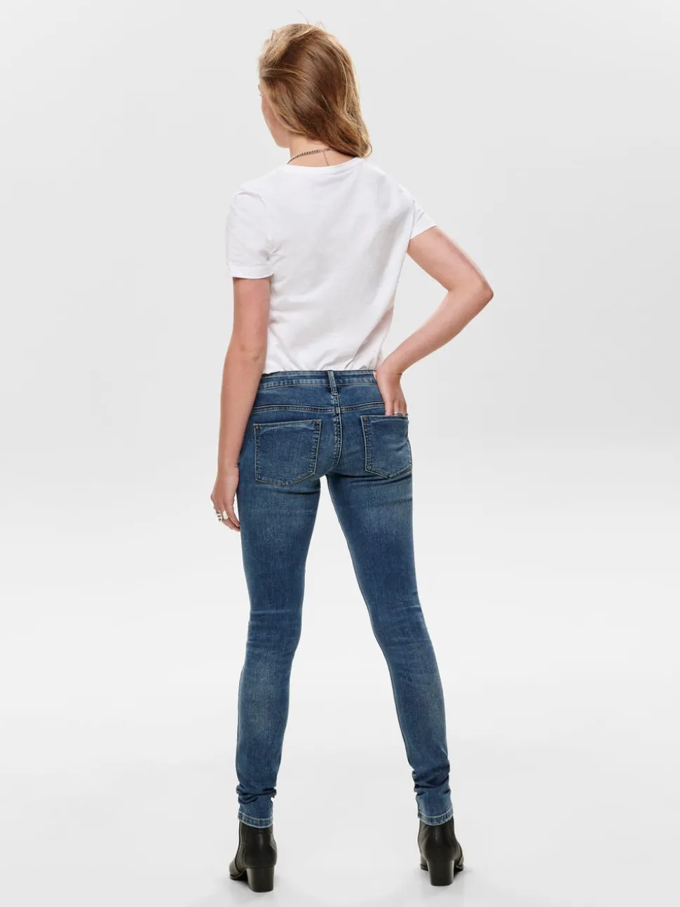 ONLCORAL Taille extra basse Skinny Fit Jeans