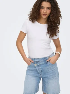 ONLCROSSOVER Taille moyenne Regular Fit Short en denim