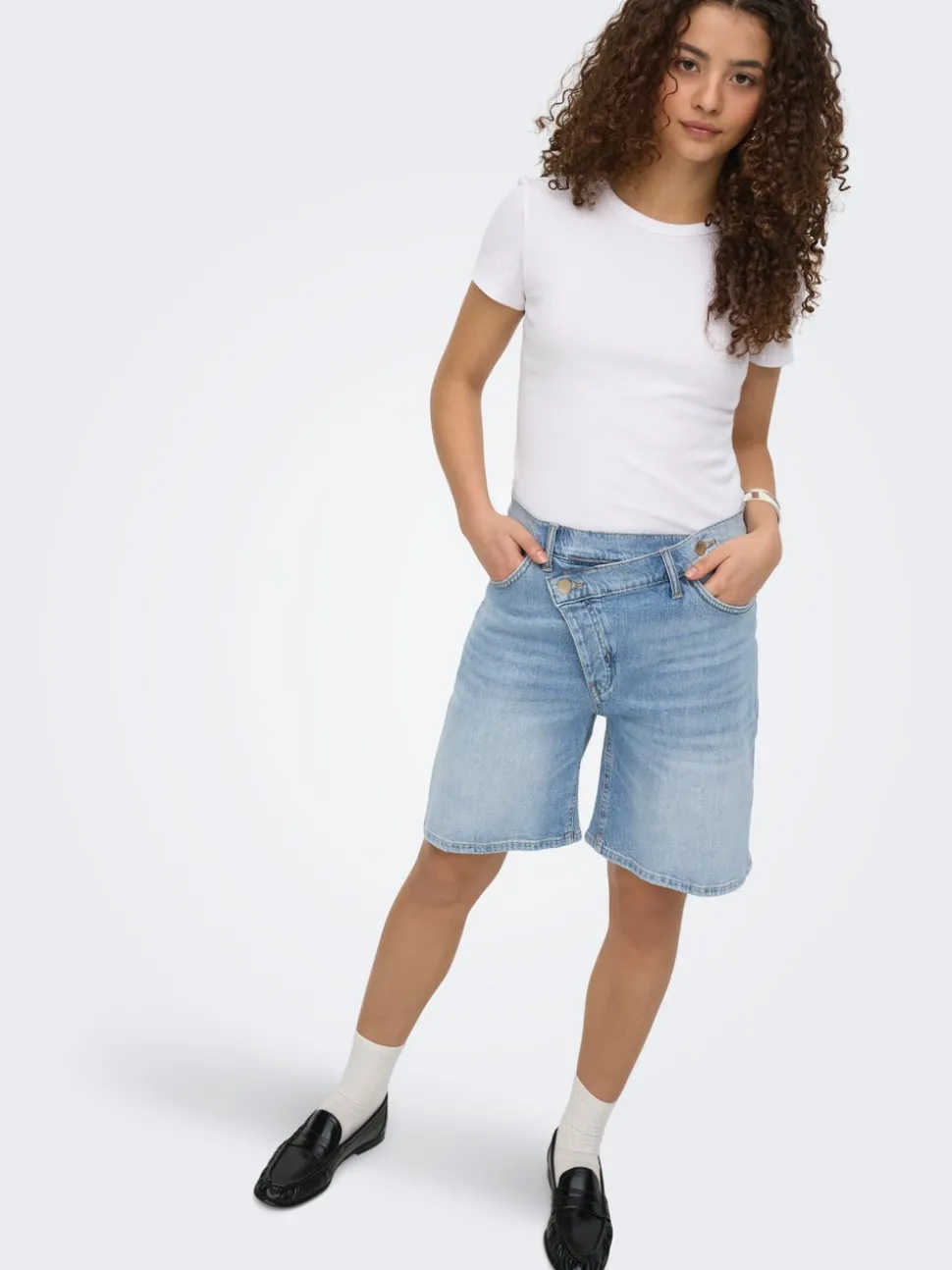 ONLCROSSOVER Taille moyenne Regular Fit Short en denim