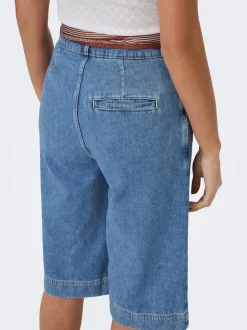 ONLDAVINA Taille moyenne Regular Fit Short en denim