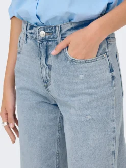 ONLELLA Taille moyenne Straight Fit Jeans