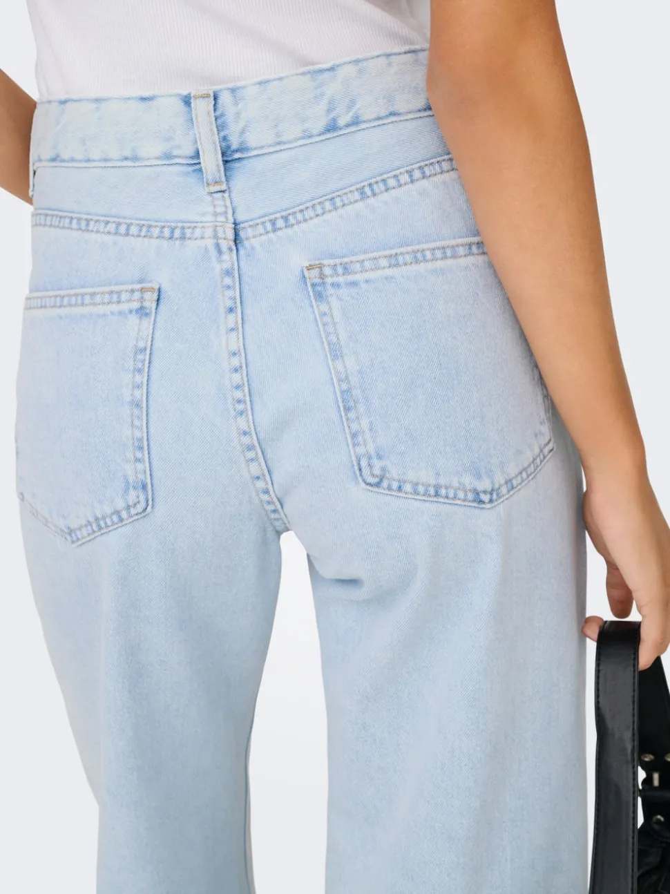 ONLELLA Taille moyenne Wide Leg Fit Jeans