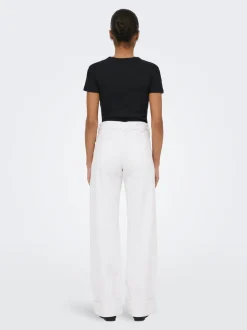 ONLELLA Taille moyenne Wide Leg Fit Jeans