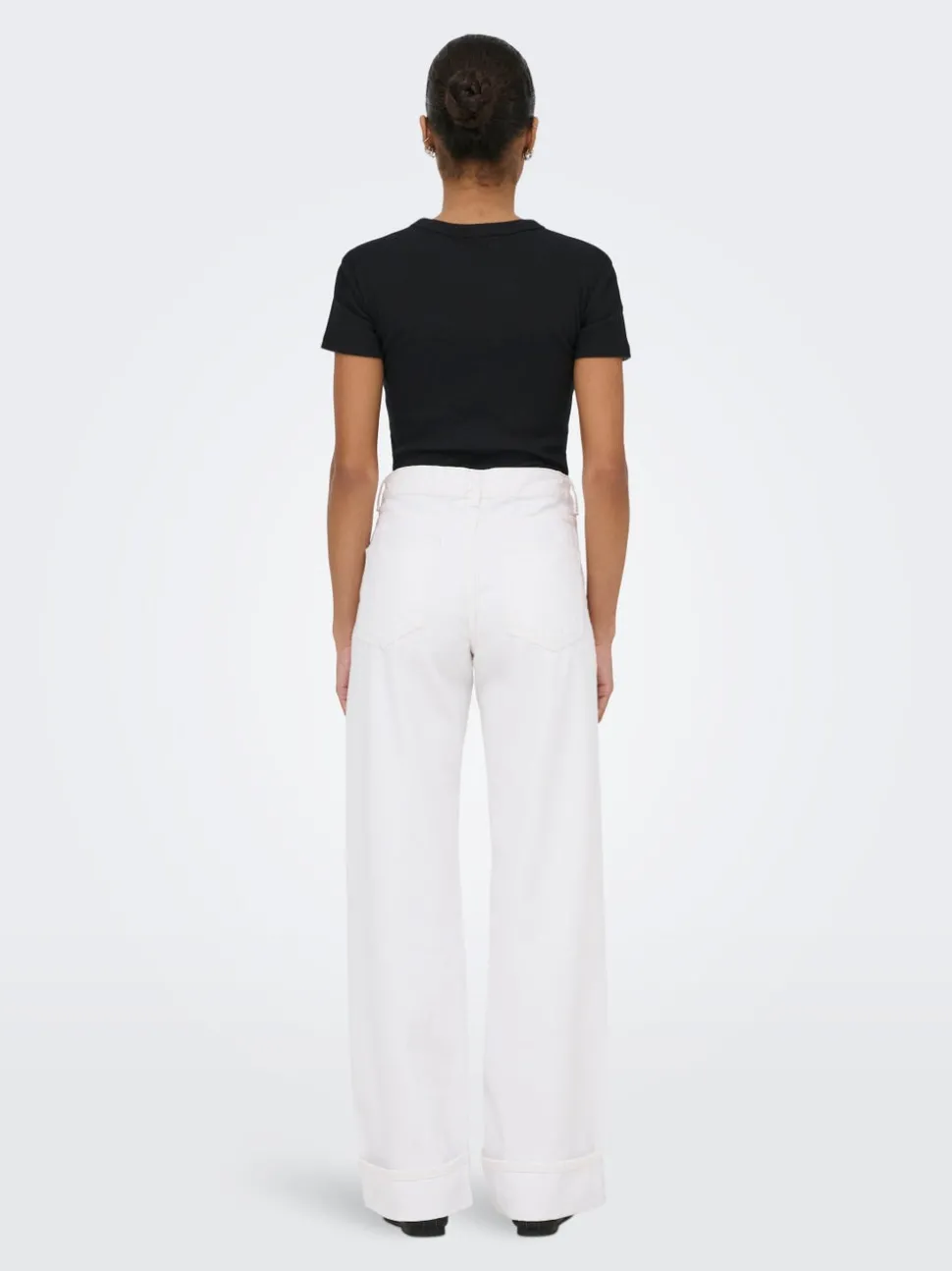ONLELLA Taille moyenne Wide Leg Fit Jeans