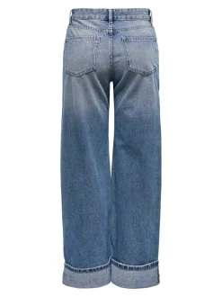 ONLELLA Taille moyenne Wide Leg Fit Jeans