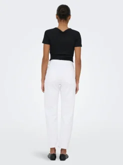 ONLEMEL Taille haute Straight Fit Longueur cheville Jeans