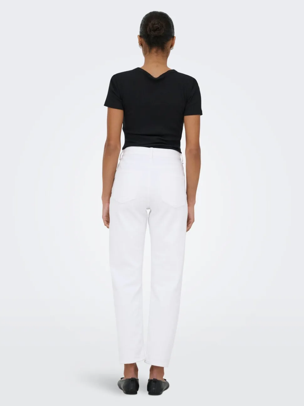 ONLEMEL Taille haute Straight Fit Longueur cheville Jeans