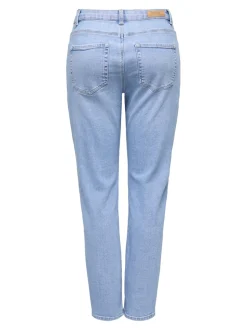 ONLEMEL Taille haute Straight Fit Longueur cheville Jeans