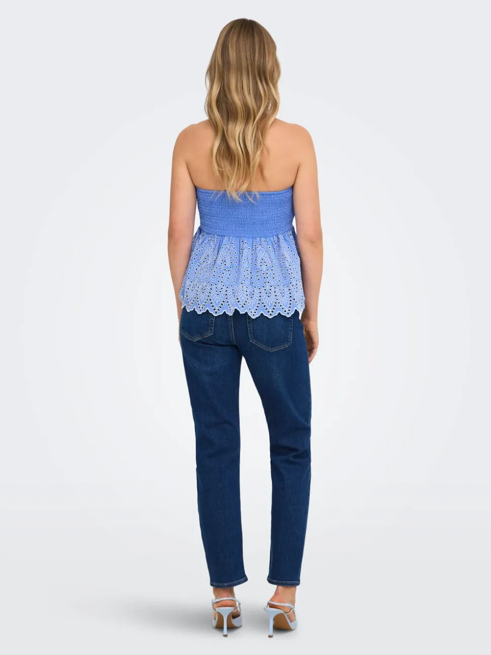 ONLEMEL Taille haute Straight Fit Longueur cheville Jeans