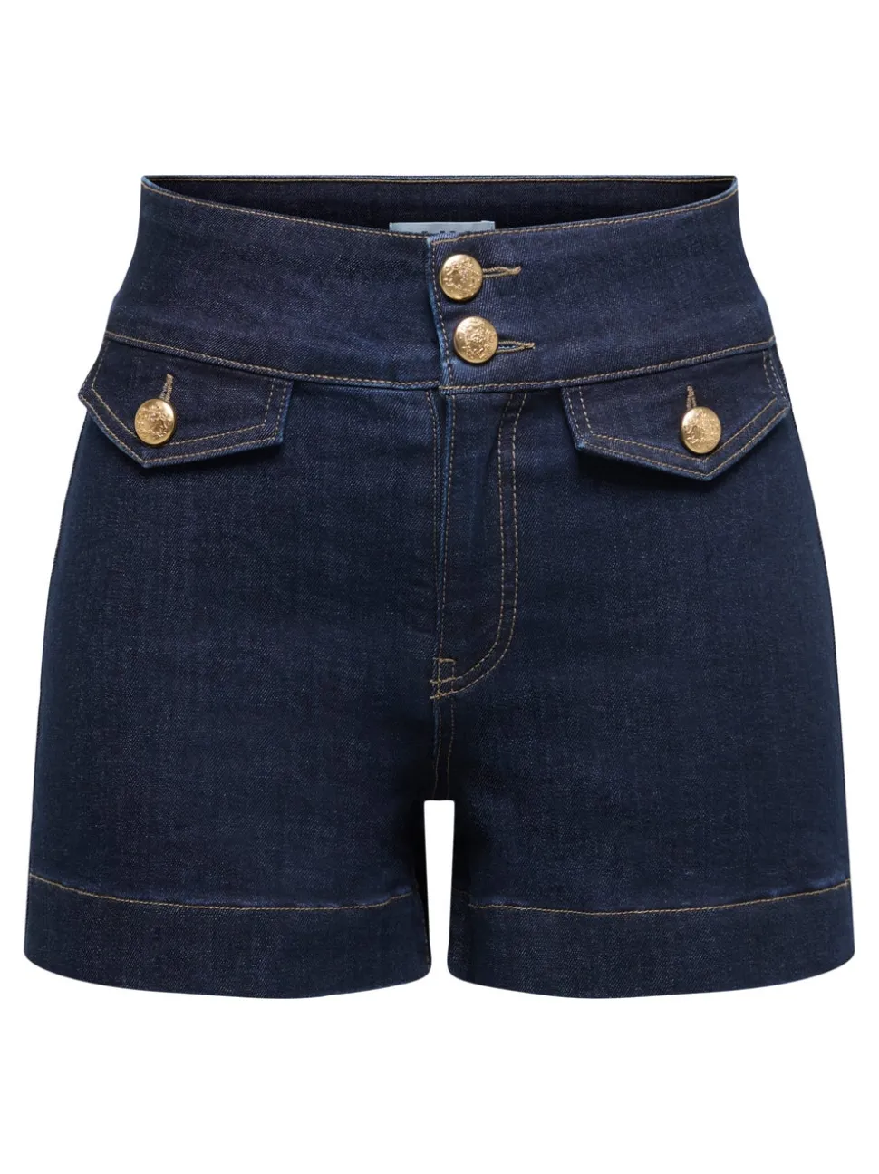 ONLEMILIA Taille haute Regular Fit Short en denim