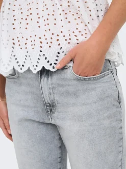ONLEMILY Ankle Taille haute Straight Fit Jeans