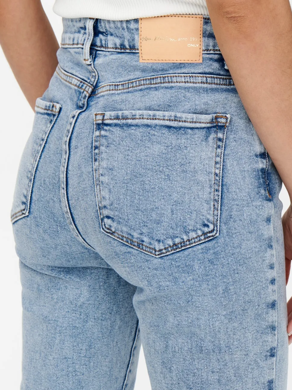 ONLEMILY Ankle Taille haute Straight Fit Jeans