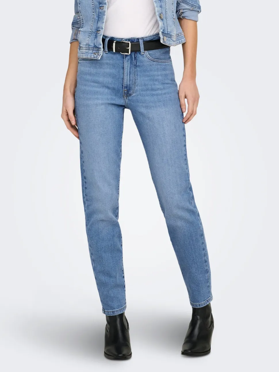 ONLEMILY Ankle Taille haute Straight Fit Jeans