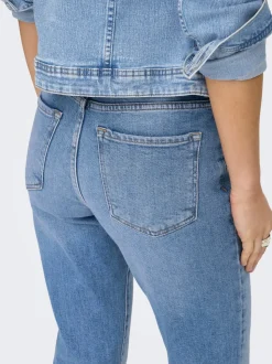ONLEMILY Ankle Taille haute Straight Fit Jeans