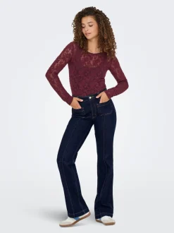 ONLEMILY Taille haute Flared Fit Jeans