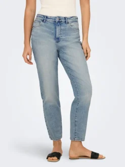 ONLEMILY Taille haute Straight Fit Longueur cheville Jeans