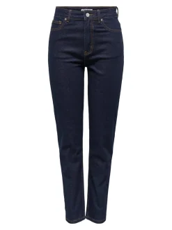 ONLEMILY Taille haute Straight Fit Longueur cheville Jeans