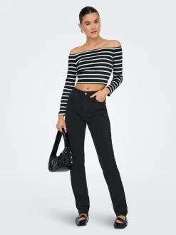 ONLEMILY Taille haute Straight Fit Jeans