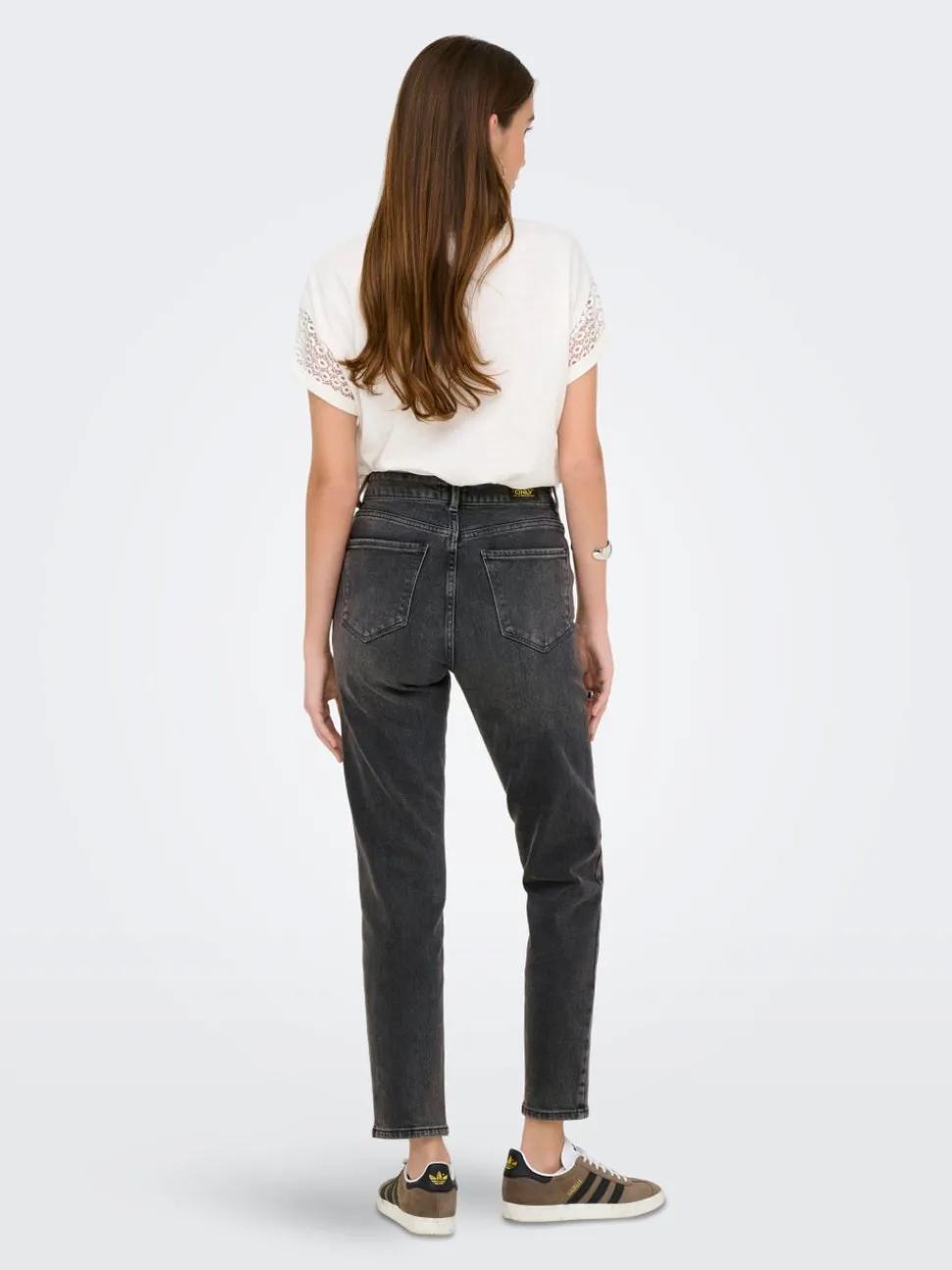 ONLEMILY Taille haute Straight Fit Longueur cheville Jeans