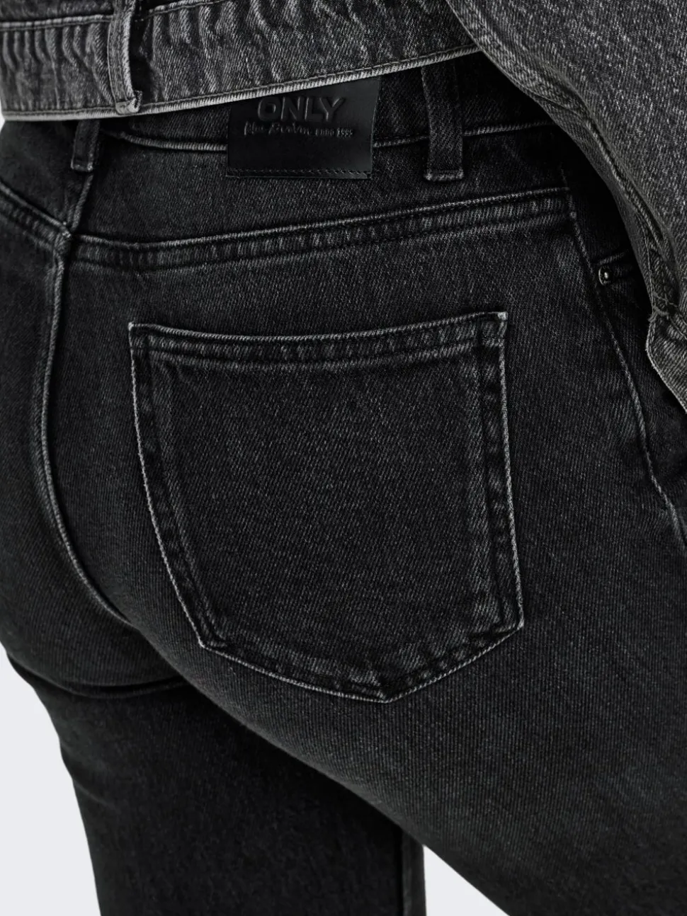 ONLEMILY Taille haute Straight Fit Longueur cheville Jeans