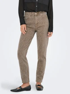ONLEMILY Taille haute Straight Fit Longueur cheville Jeans
