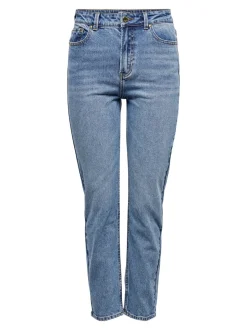 ONLEMILY Taille haute Straight Fit Longueur cheville Jeans