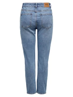ONLEMILY Taille haute Straight Fit Longueur cheville Jeans
