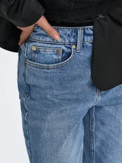 ONLEMILY Taille haute Straight Fit Longueur cheville Jeans