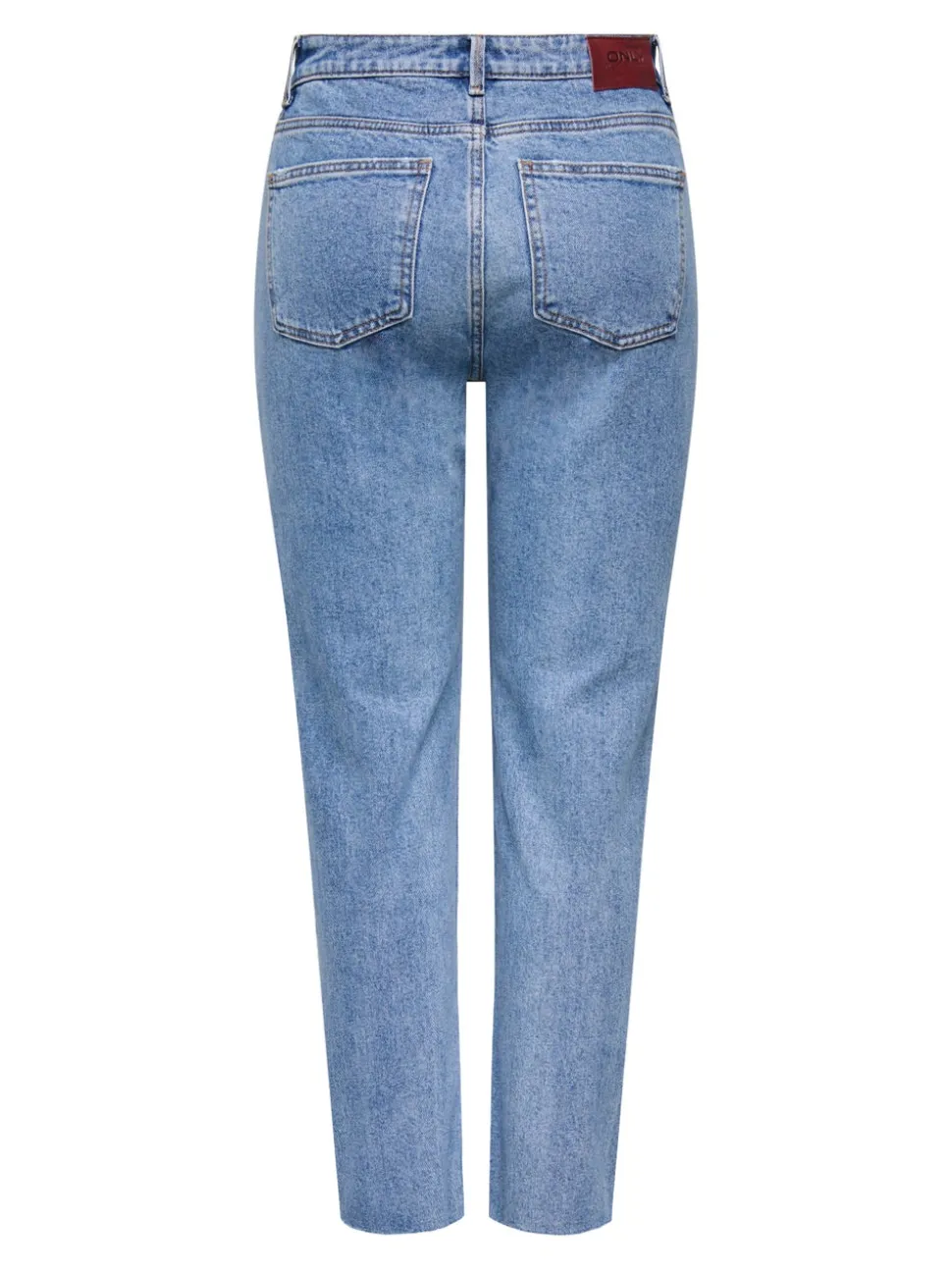 ONLEMILY Taille haute Straight Fit Court Jeans