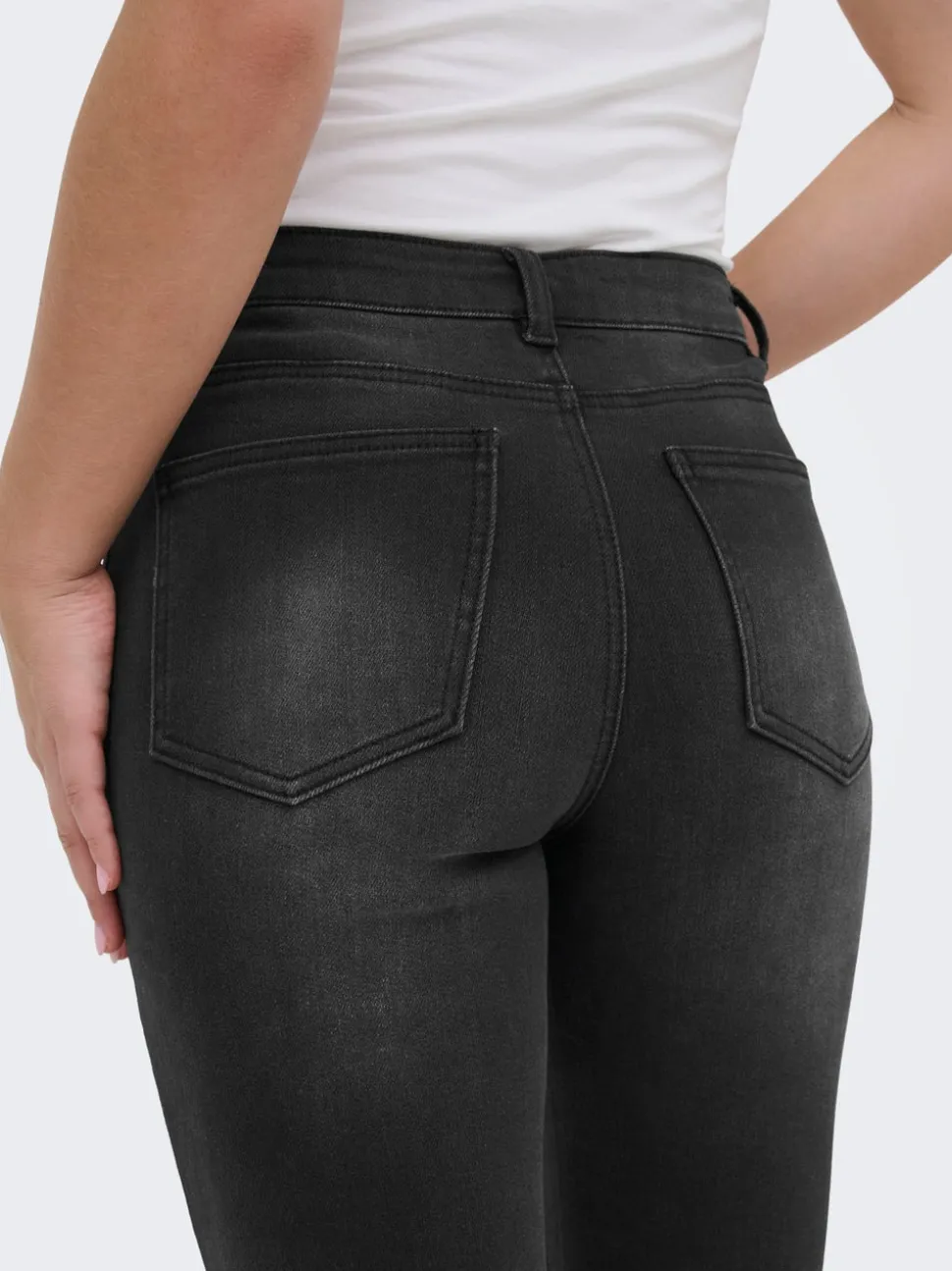 ONLEMILY-MILA Taille haute Straight Fit Longueur cheville Jeans