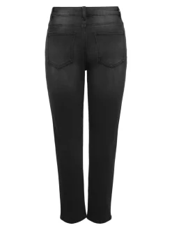 ONLEMILY-MILA Taille haute Straight Fit Longueur cheville Jeans