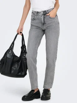 ONLEMILY Taille haute Straight Fit Longueur cheville Jeans