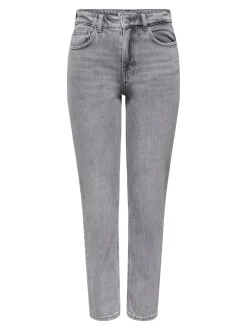 ONLEMILY Taille haute Straight Fit Longueur cheville Jeans