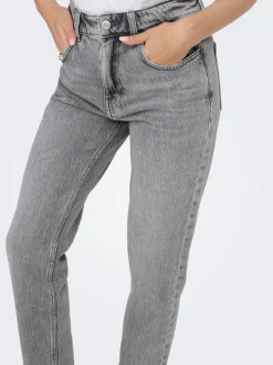 ONLEMILY Taille haute Straight Fit Longueur cheville Jeans