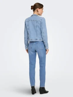 ONLEMILY Taille haute Straight Fit Longueur cheville Jeans