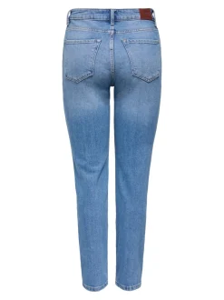 ONLEMILY Taille haute Straight Fit Longueur cheville Jeans