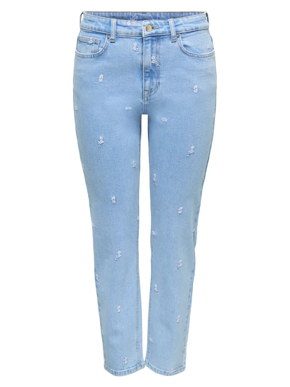 ONLEMILY Taille haute Straight Fit Longueur cheville Jeans