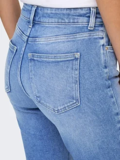 ONLEMILY Taille haute Straight Fit Longueur cheville Jeans