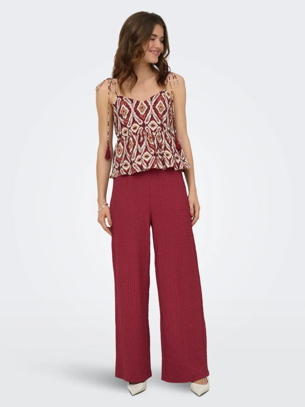 ONLERIKKA Wide Leg Fit Pantalon à jambe large