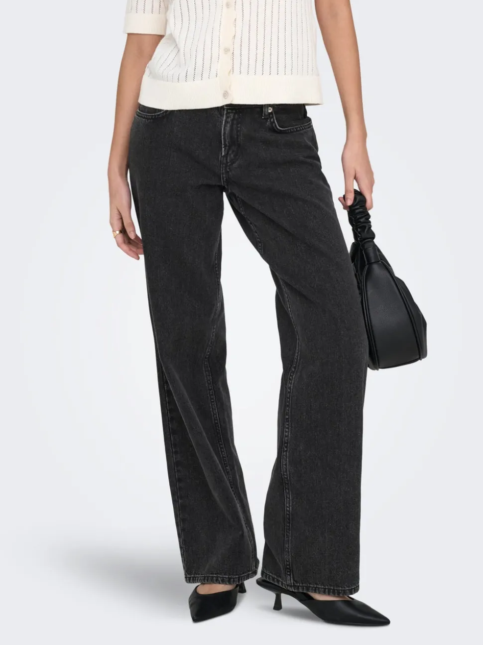 ONLEZRA Taille basse Wide Leg Fit Jeans