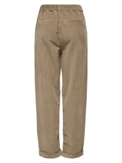 ONLFLORA Pantalon classique en velours côtelé coupe carotte