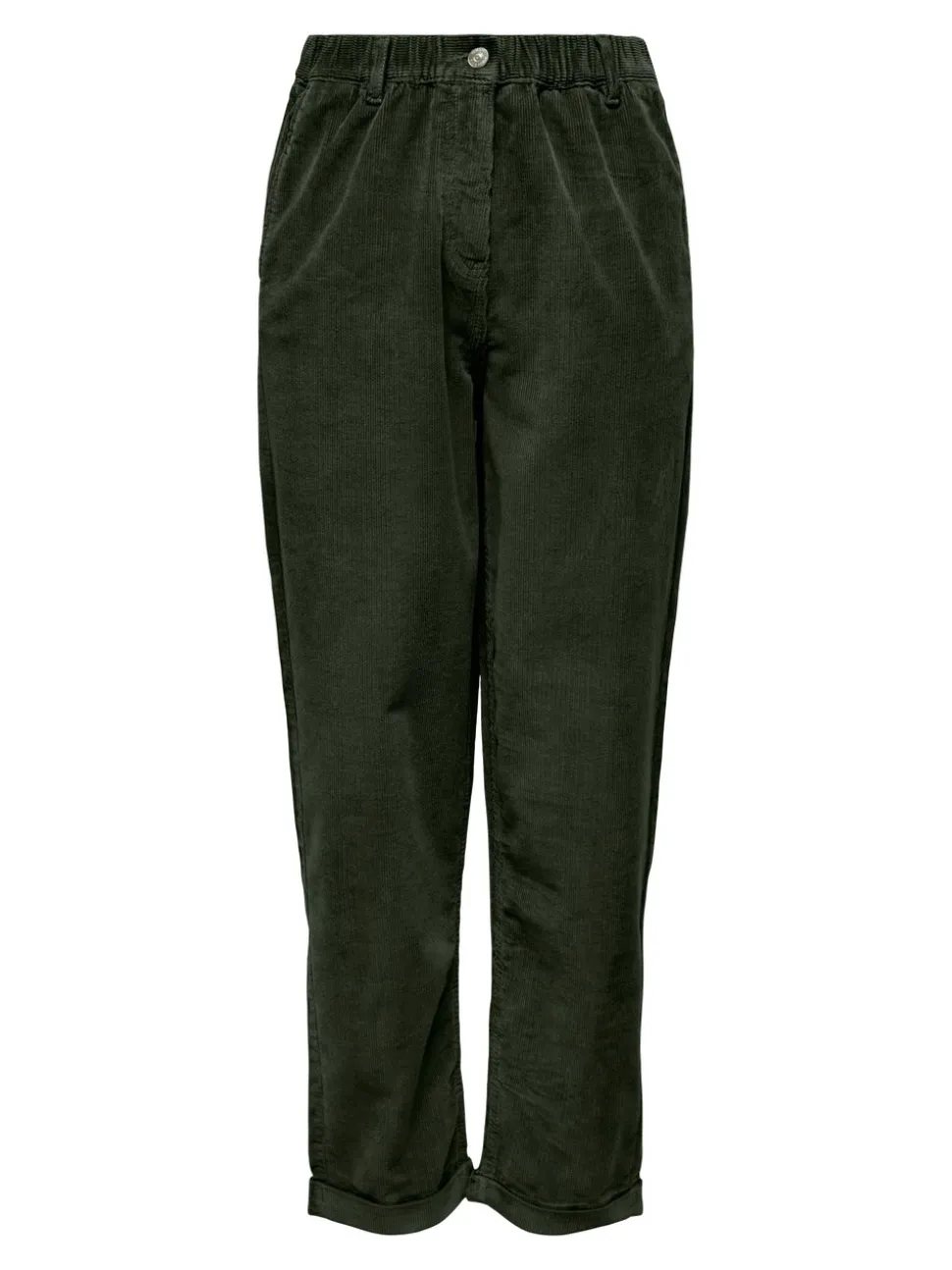 ONLFLORA Pantalon classique en velours côtelé coupe carotte