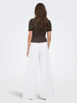 ONLFRANCESCA Taille moyenne Wide Leg Fit Jeans