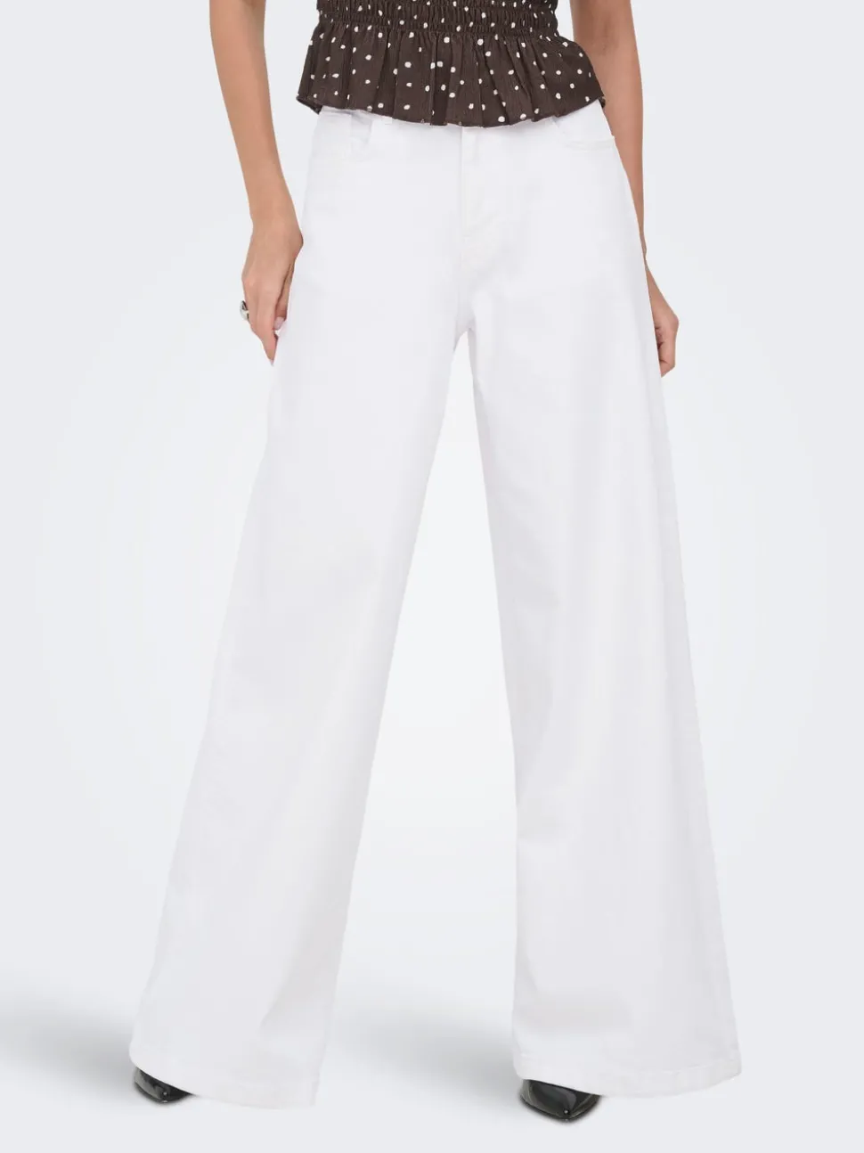 ONLFRANCESCA Taille moyenne Wide Leg Fit Jeans