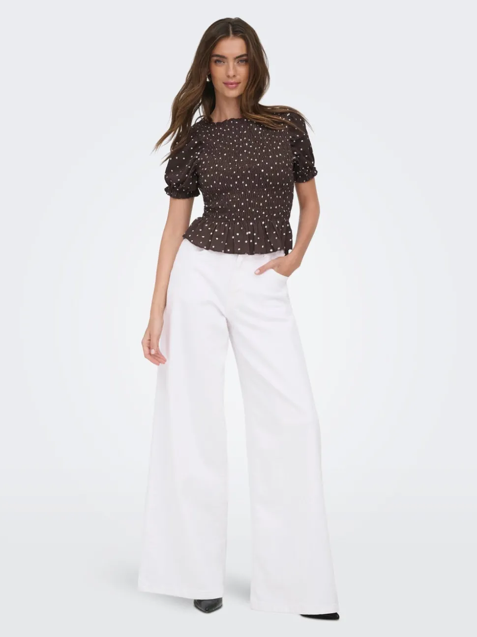 ONLFRANCESCA Taille moyenne Wide Leg Fit Jeans