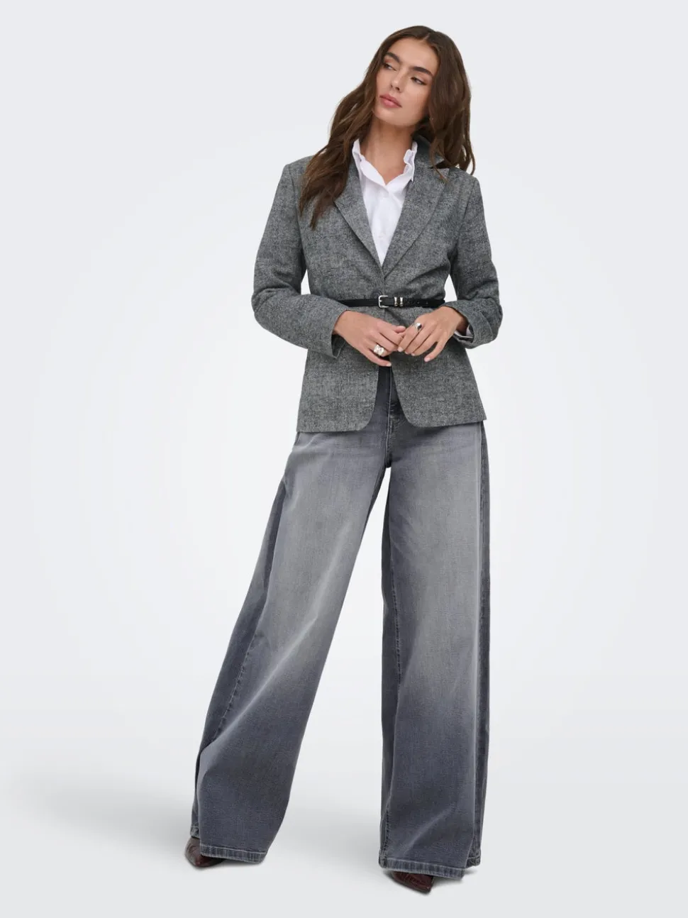 ONLFRANCESCA Taille moyenne Wide Leg Fit Jeans