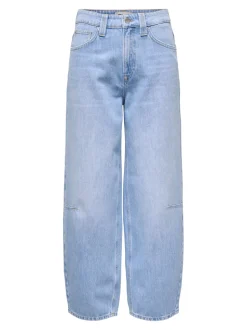 ONLFRANKIE Taille haute Coupe barrel Longueur cheville Jeans