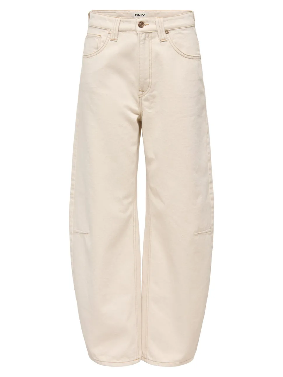 ONLFRANKIE Taille haute Coupe barrel Court Jeans